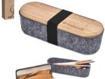 Okiyo Byoga Recycled PET Felt & Bamboo Stationery Case Items launched in 2024