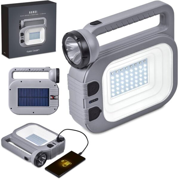 Swiss Cougar Hanoi Solar Lantern & Power Bank Executive Top End Gifts 3