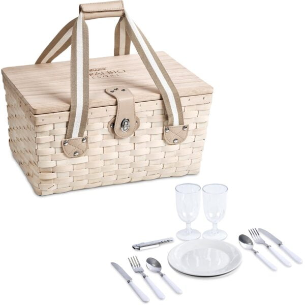 Serendipio Montega 2-Person Picnic Basket Beach and Outdoor Items 3